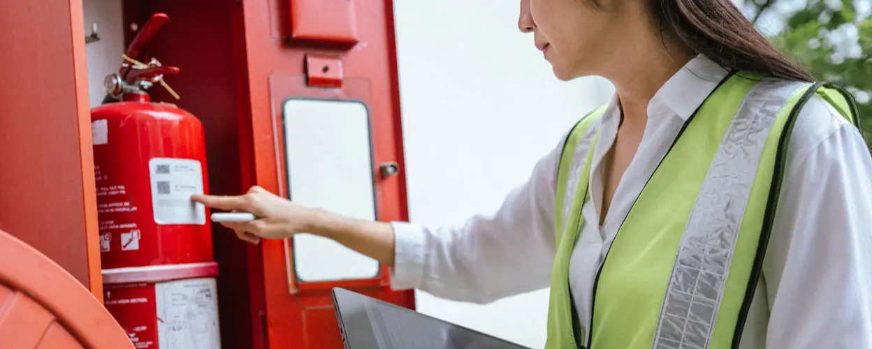 Fire alarm installation — Cunningham Security, Maine