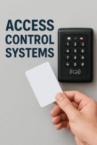 An Access control key card and keypad